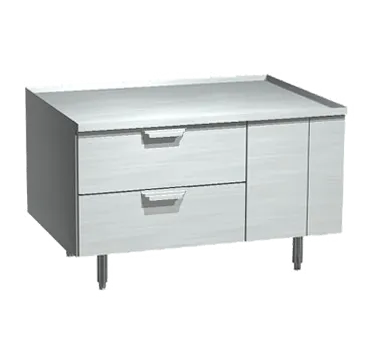 La Rosa Refrigeration 3142-RR 42" 2 Drawers Refrigerated Chef Base, Marine Edge Stainless Steel Top
