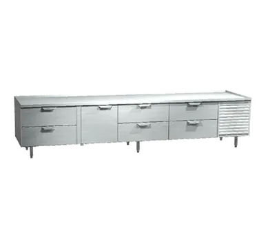 La Rosa Refrigeration 3216-SF 116" 6 Drawers Freezer Chef Base, 7.92 cu. ft., (6) 12 x 20 pans