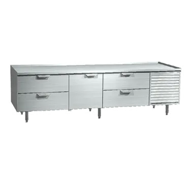La Rosa 3288-SF 88" 4 Drawers Freezer Chef Base, Marine Edge 5.68 cu. ft., 1/3 HP, 115V