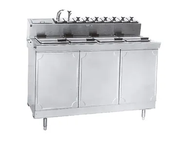 La Rosa Refrigeration L-43142-28 Ice Cream Dipper, 42"×28", 12×3‑gal Tubs Remote 115V NEMA5‑15P