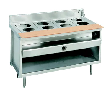 La Rosa Refrigeration L-80130-28 Gas Hot Food Serving Counter