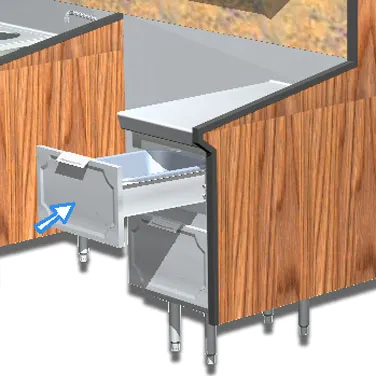 La Rosa Refrigeration L-90171 Drawer