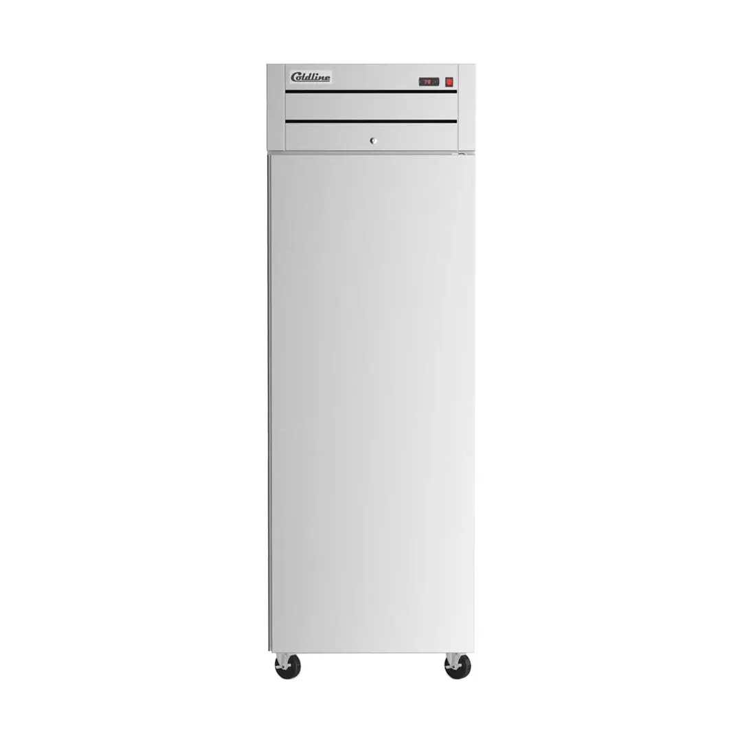 Coldline C-1RR-TM 29" 1-Solid Door Reach-In Refrigerator, 21.68 cu. ft., Top Mounted
