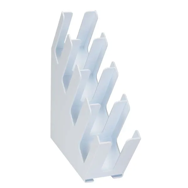 Dispense-Rite LID-4WT Cup Lid Organizer 4 Sections 19-1/2"H x 5-1/4"W x 20-3/4"D Polystyrene White
