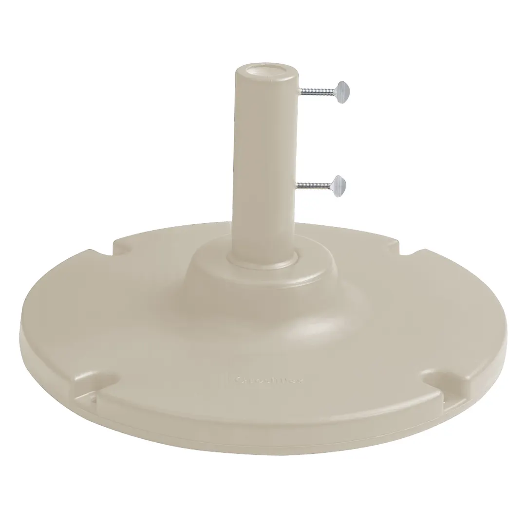 Grosfillex US600666 Table Umbrella Base, 20" dia., round
