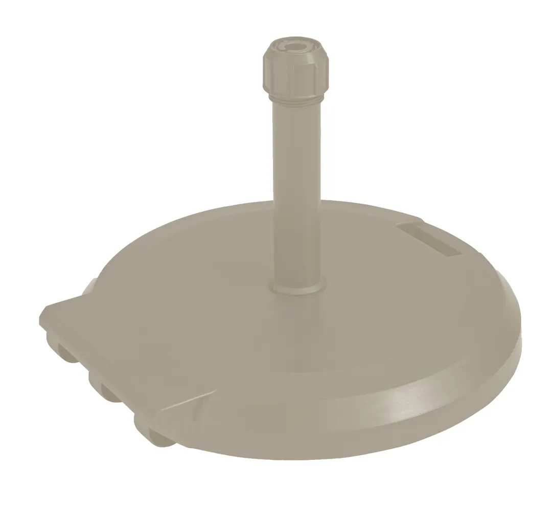 Grosfillex US608466 Umbrella Base, 84 lbs., with wheels