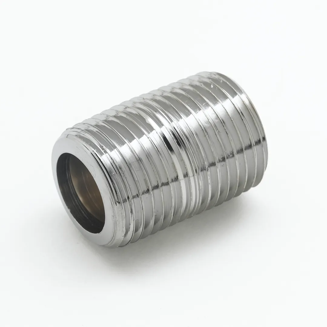 T&S Brass 002534-25 1/2" NPT Close Nipple, chrome finish
