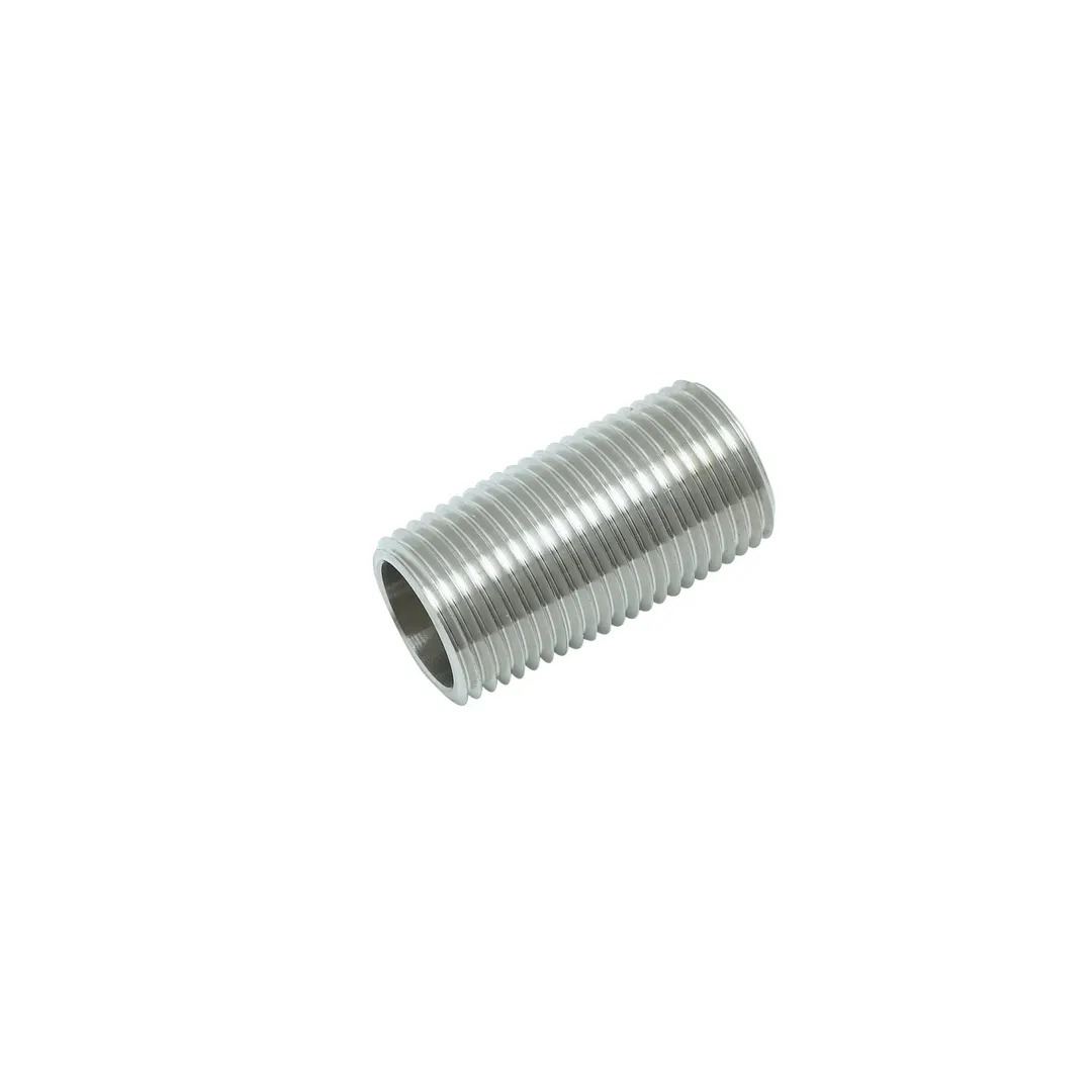 T&S Brass S013357-20 Supply nipple with 1/2" NPT male threads and 1/2" NPSL thread