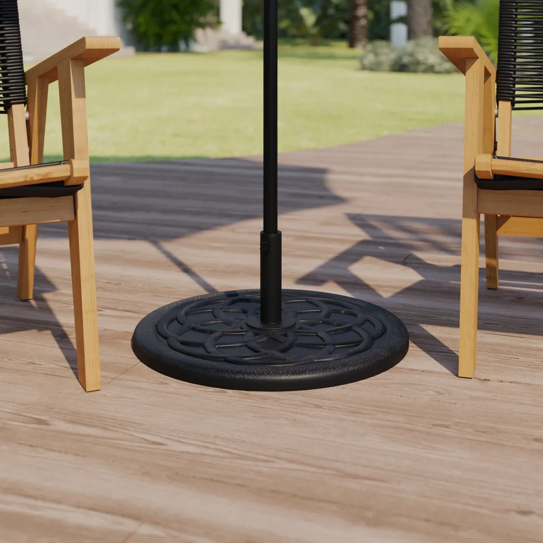 Flash Furniture GM-UB19-BRNZ-GG Kona Umbrella Base, 19-1/4" dia.