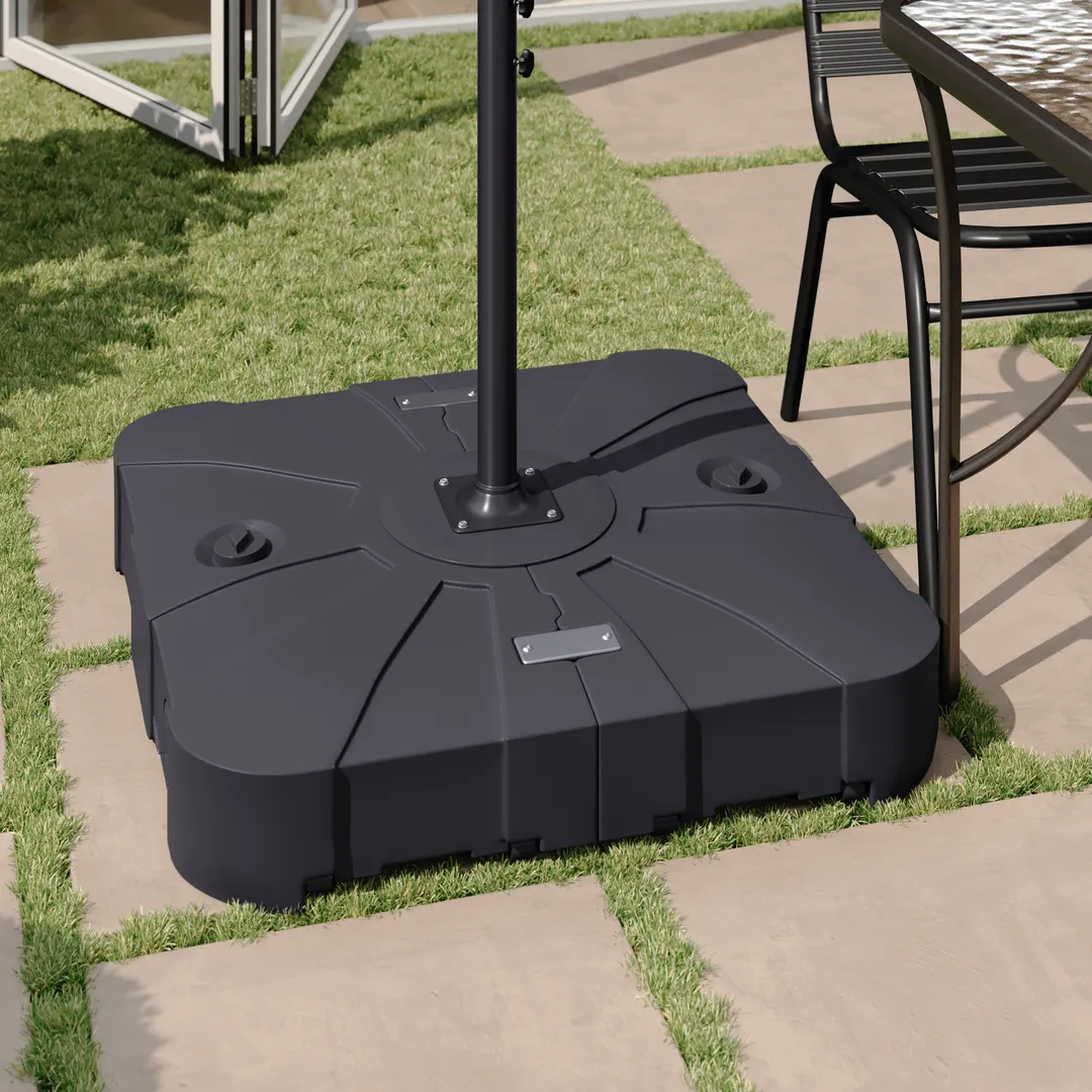 Flash Furniture GM-WL-80040FA-L-BK-GG Hank Universal Offset Base