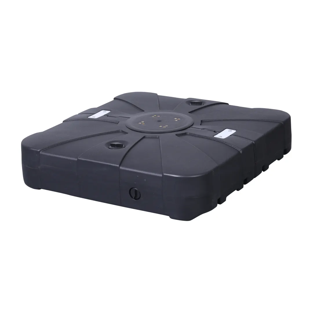 Flash Furniture GM-WL-80040FA-L-BK-GG Hank Universal Offset Base