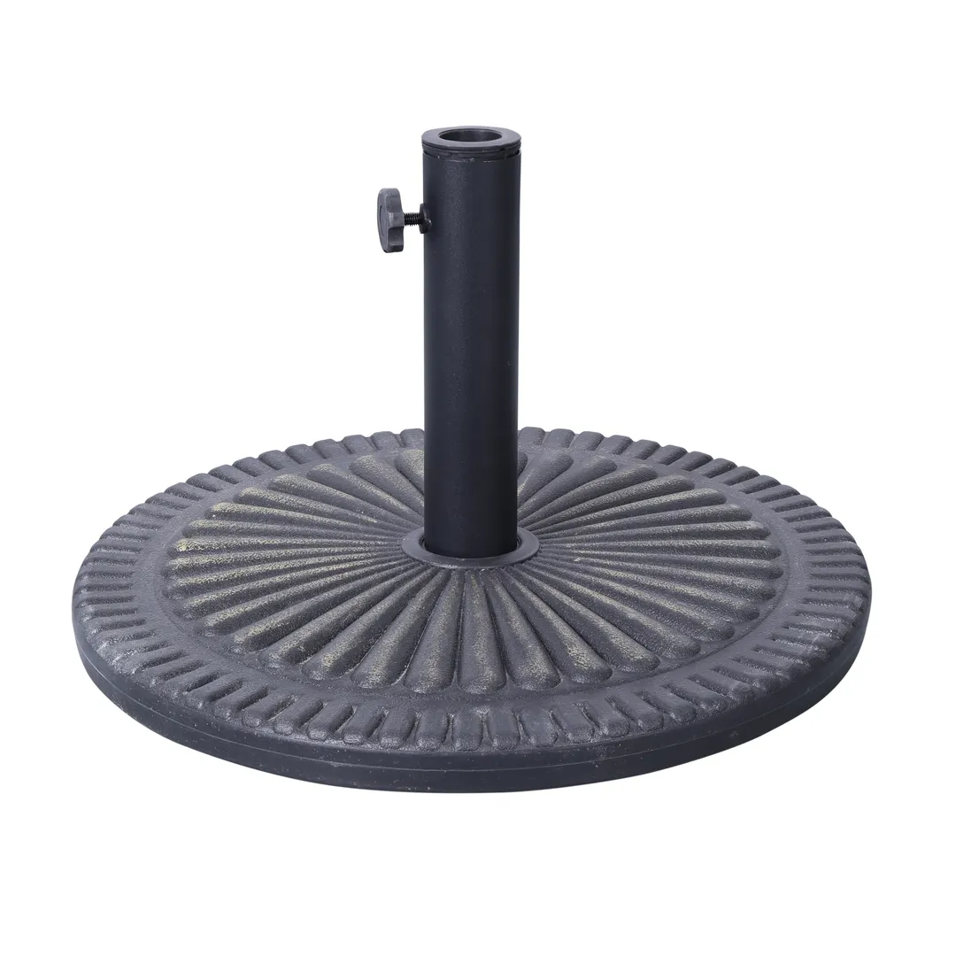Flash Furniture GM-WL-B49014A-BR-GG Kona Patio Umbrella Base, 19.25in dia., Bronze, Powder Coated Steel, 10ft Umbrella