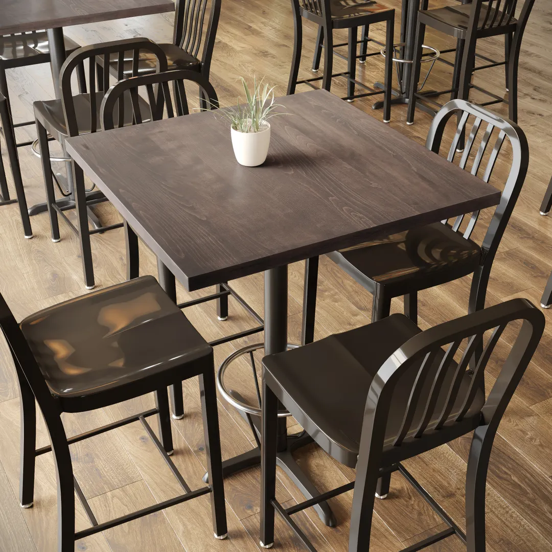 Flash Furniture GSF-003-36X36-DKBRN-GG Wood Table Top