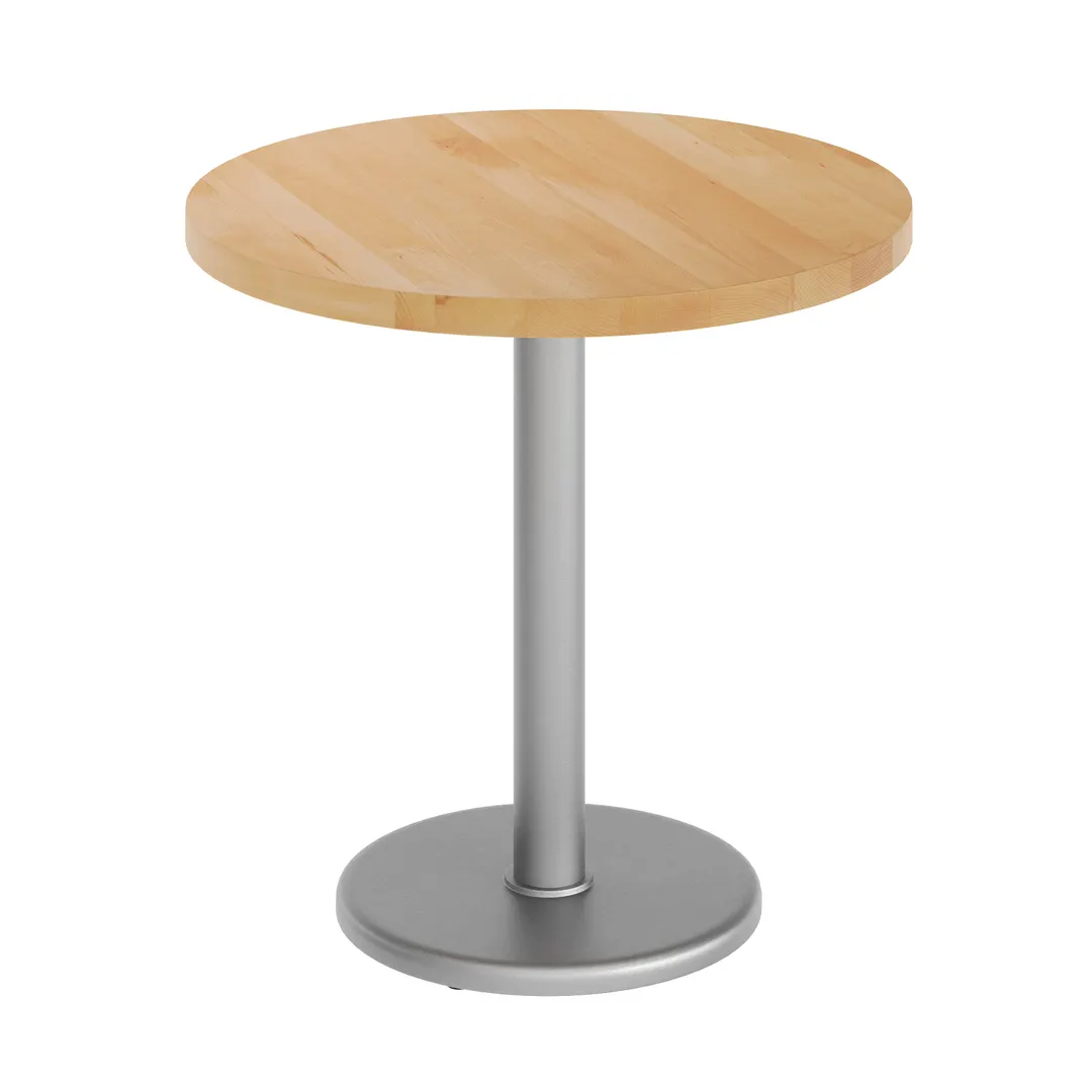 Flash Furniture GSF-RD30-NAT-TR18S-GG 30" Round Beech Wood Table Top, Natural Finish, 29-1/2"H