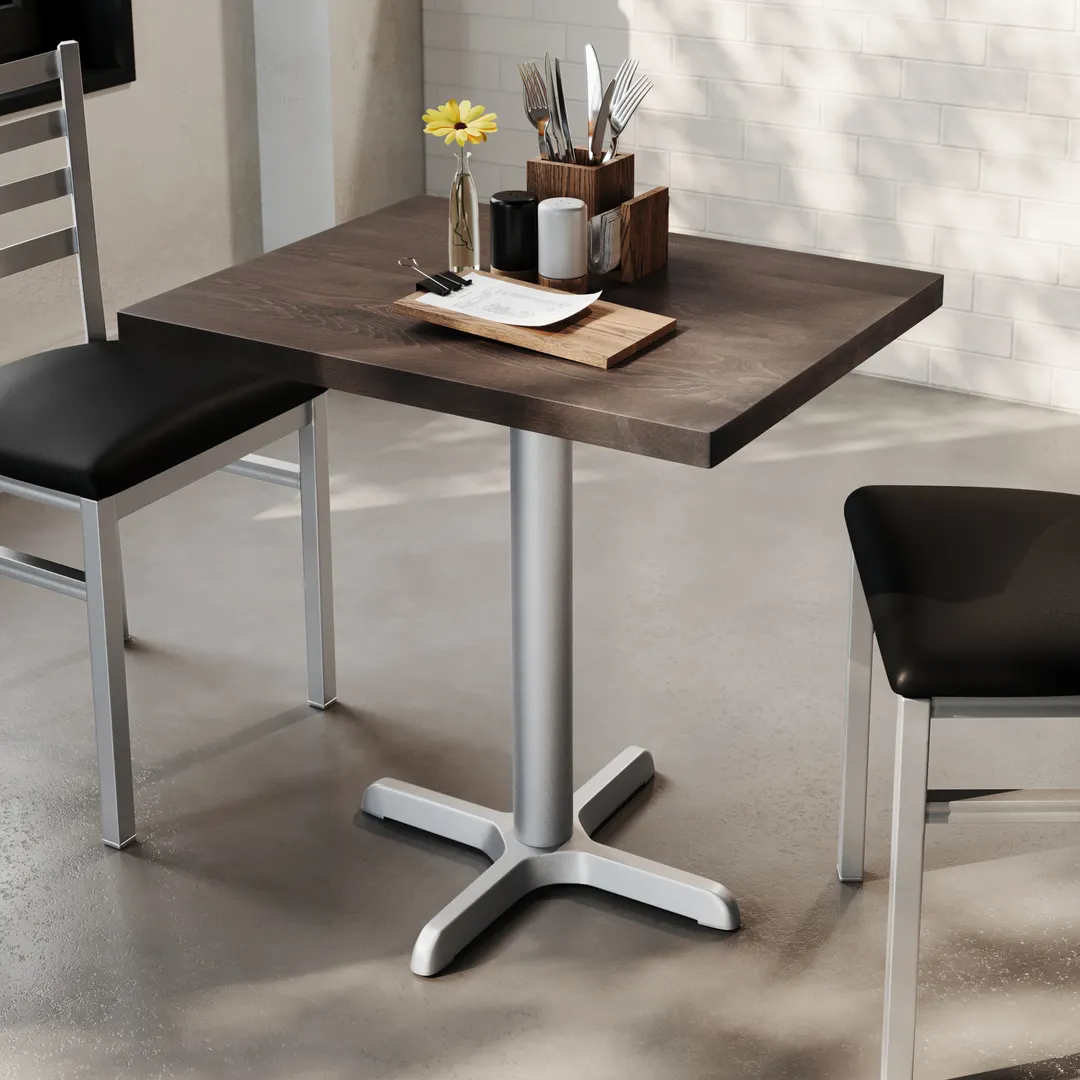 Flash Furniture GSF-REC2430-DKBRN-T2222S-GG Wood Table Top