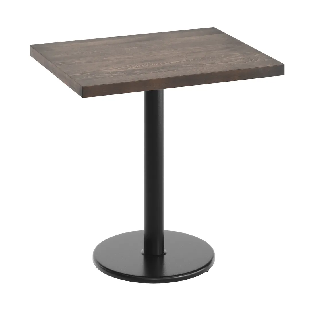 Flash Furniture GSF-REC2430-DKBRN-TR18-GG Rectangular Wood Table Top, 24x30, Dark Brown, Butcher Block Style