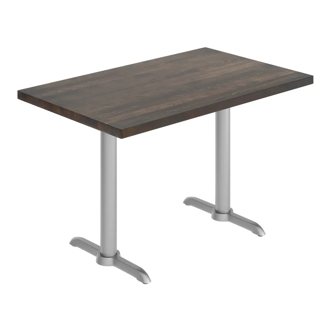 Flash Furniture GSF-REC3048-DKBRN-T0522S-GG 30x48 Rectangular Beech Wood Butcher Block Table Top, Dark Brown
