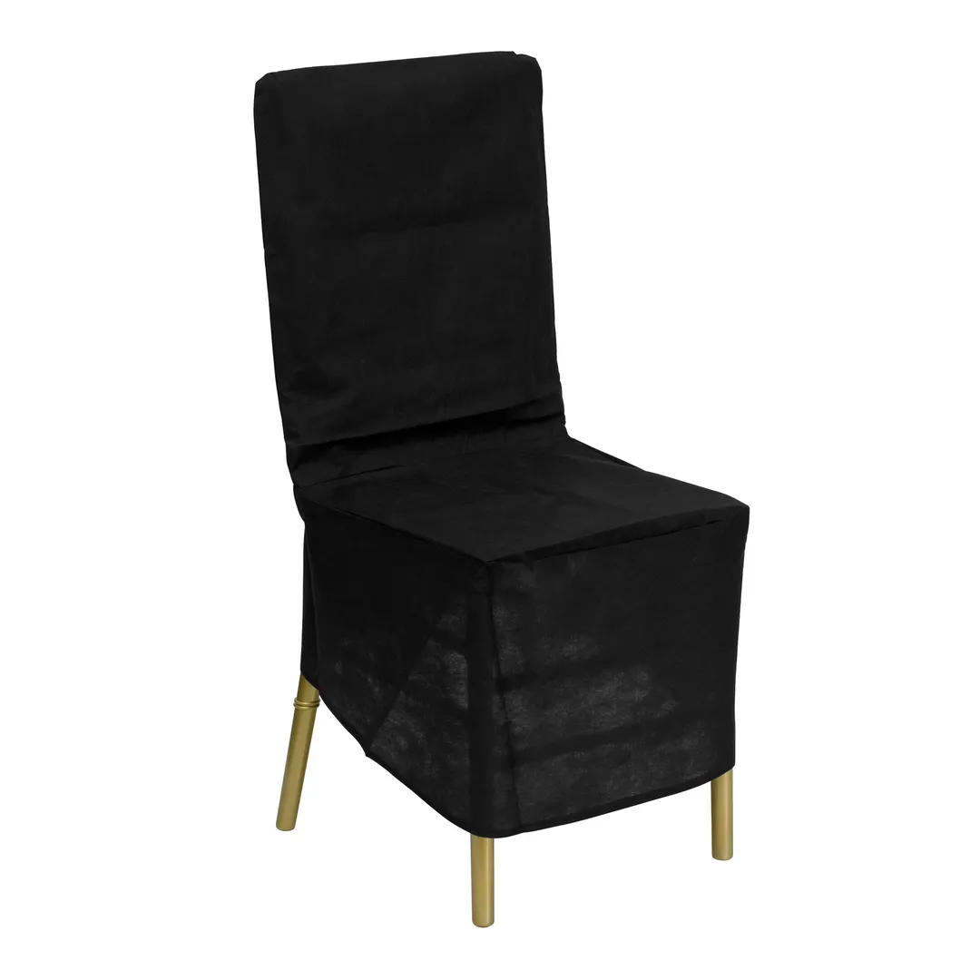 Flash Furniture LE-COVER-GG Chair Storage Cover, Fits Chiavari 16"W x 18-1/4"D x 35"H, Black Fabric
