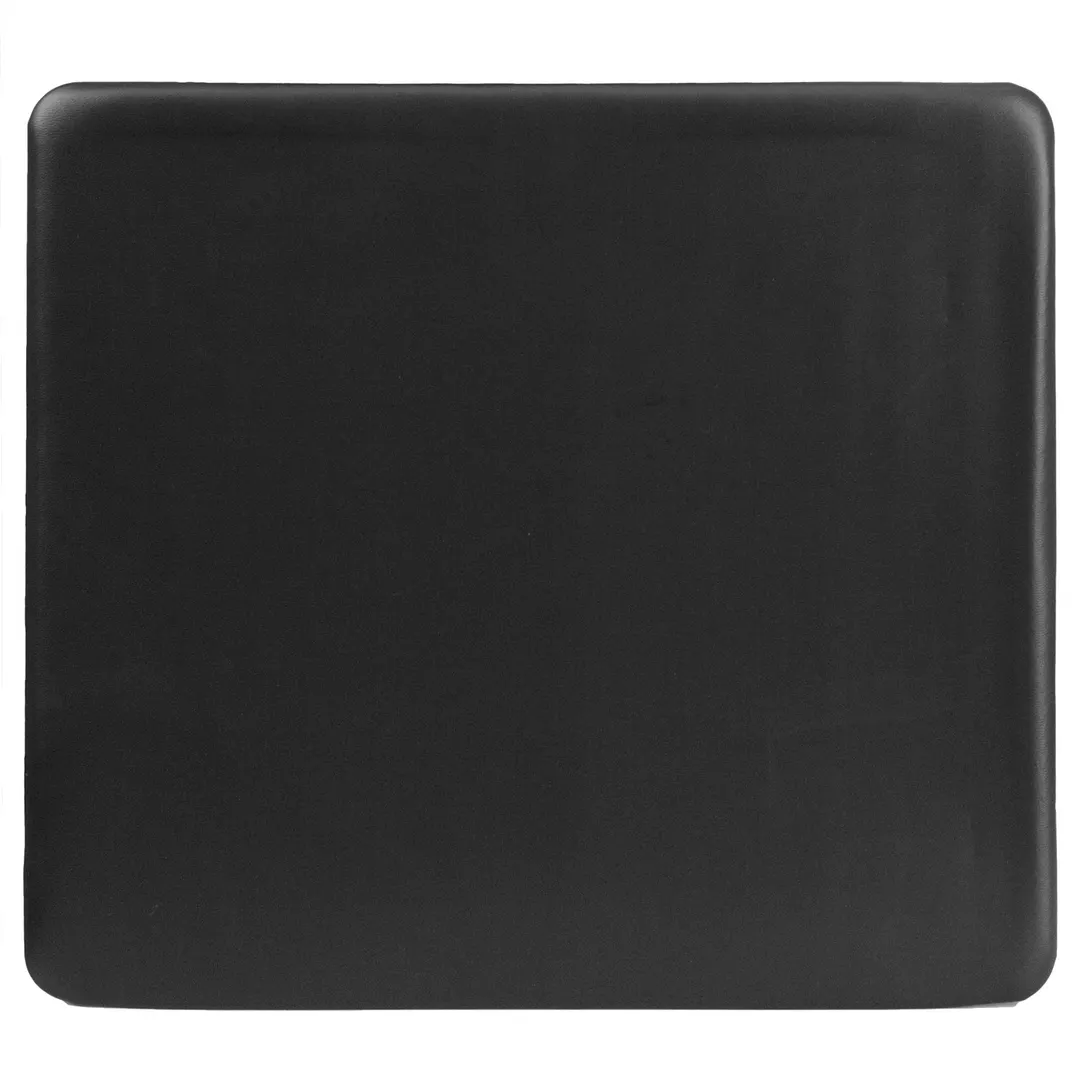 Flash Furniture LE-L-1-BK-SEAT-GG Replacement Seat, 13-7/8"W x 12-3/4"D, Black Vinyl, Waterproof, CA117 Fire Retardant