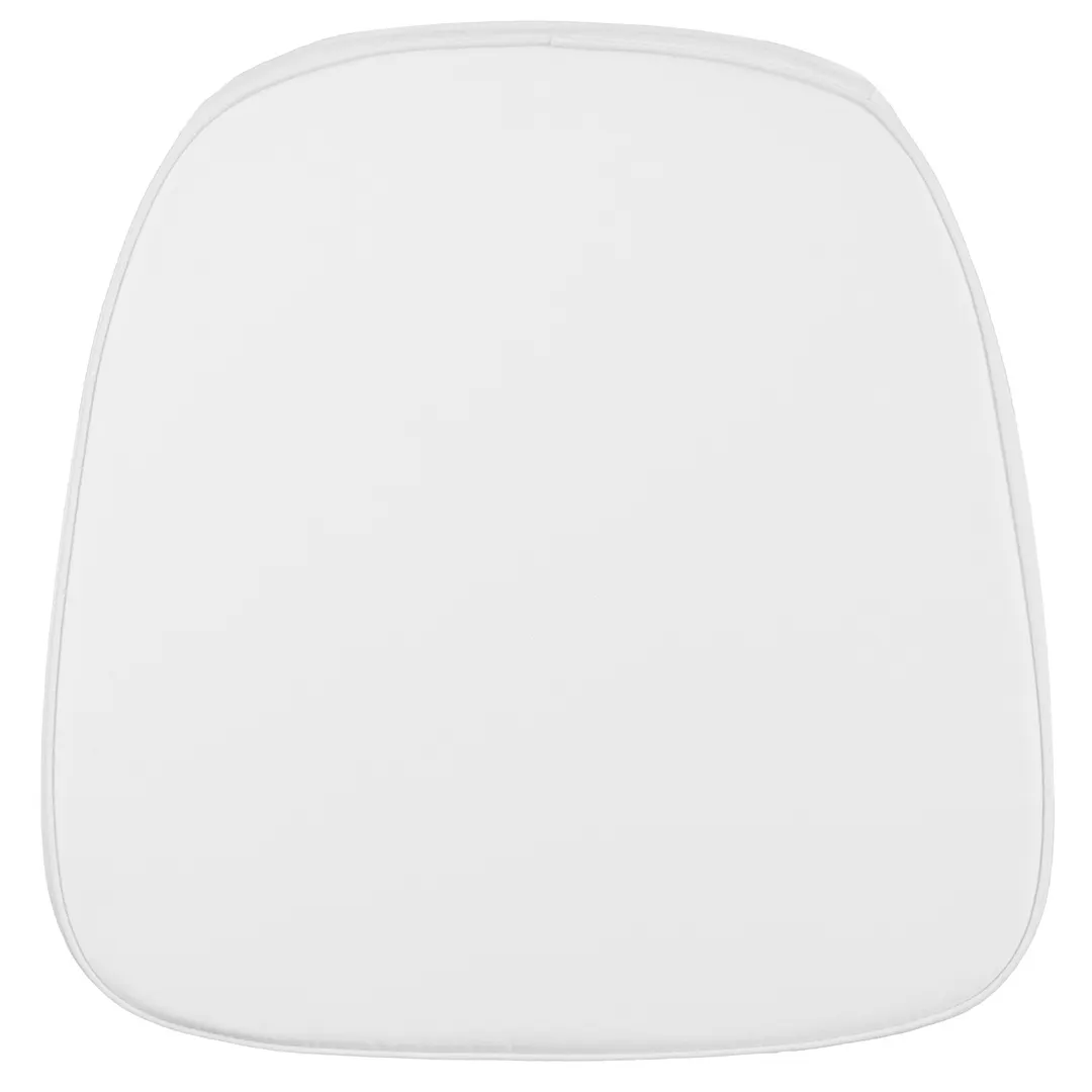 Flash Furniture LE-L-C-SN-WH-GG 15x15 Snow White Chair Cushion, Polyester, 1.75 Thick