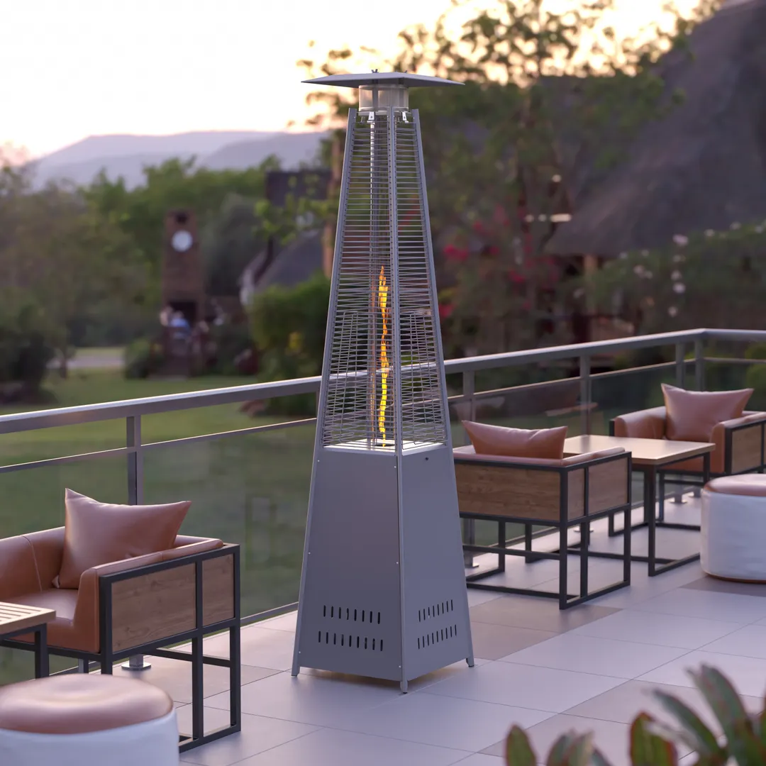 Flash Furniture NAN-FSDC-01-SL-GG Patio Heater