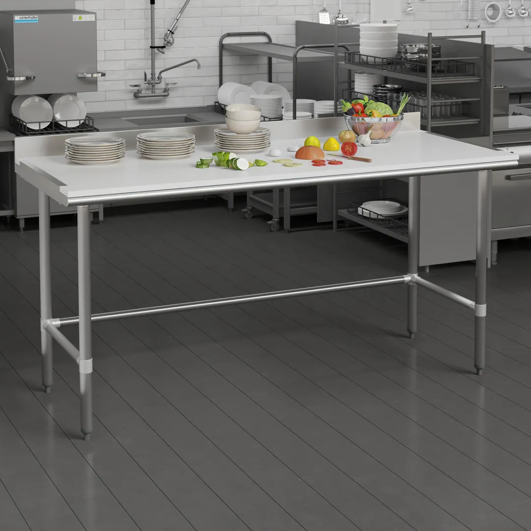 Flash Furniture NH-WT-3072-TOP-GG Work Table Cutting Board