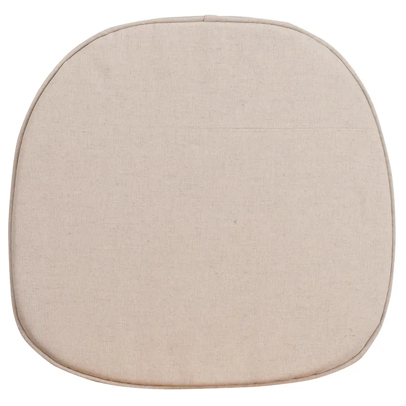Flash Furniture XA-X-CUSH-GG Burlap Seat Cushion, 15-3/4"W x 15-1/4"D, 1" Thick for Cross Back Barstool