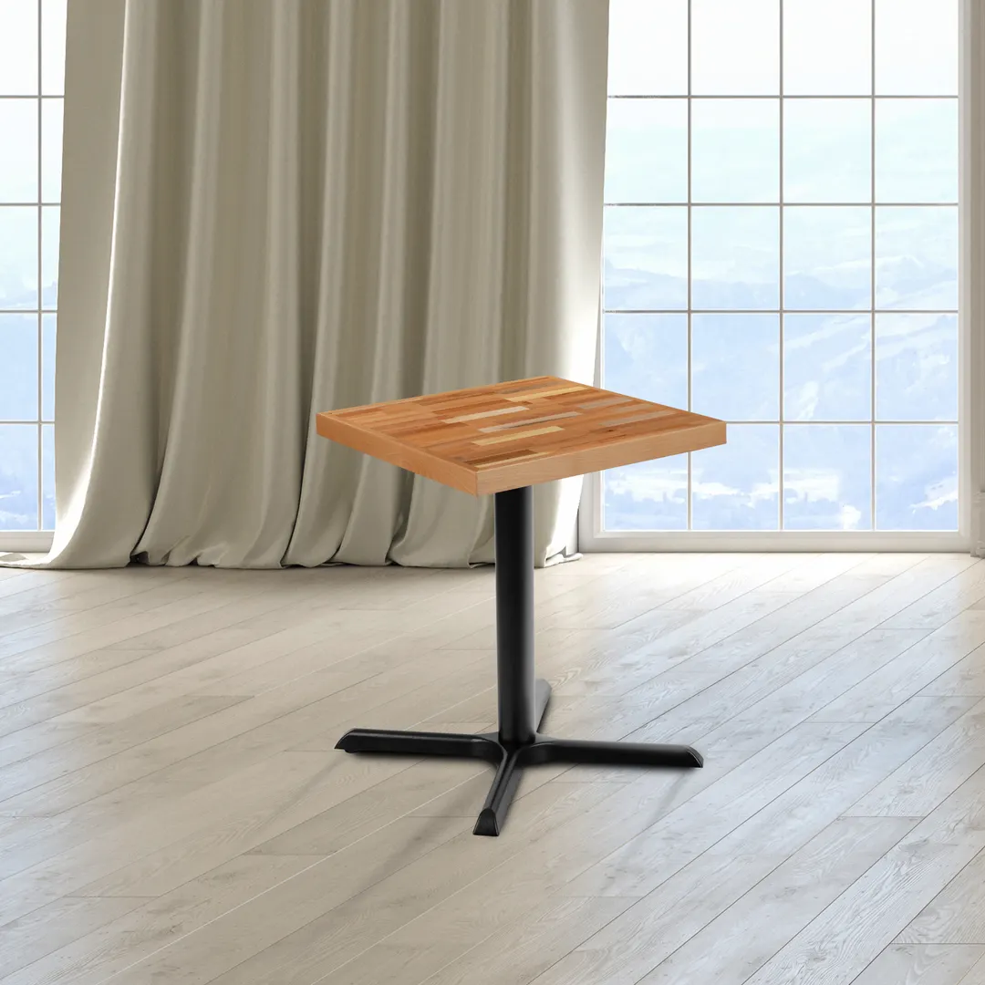 Flash Furniture XU-BB24SQ-GG 24x24 Square Butcher Block Wood Table Top