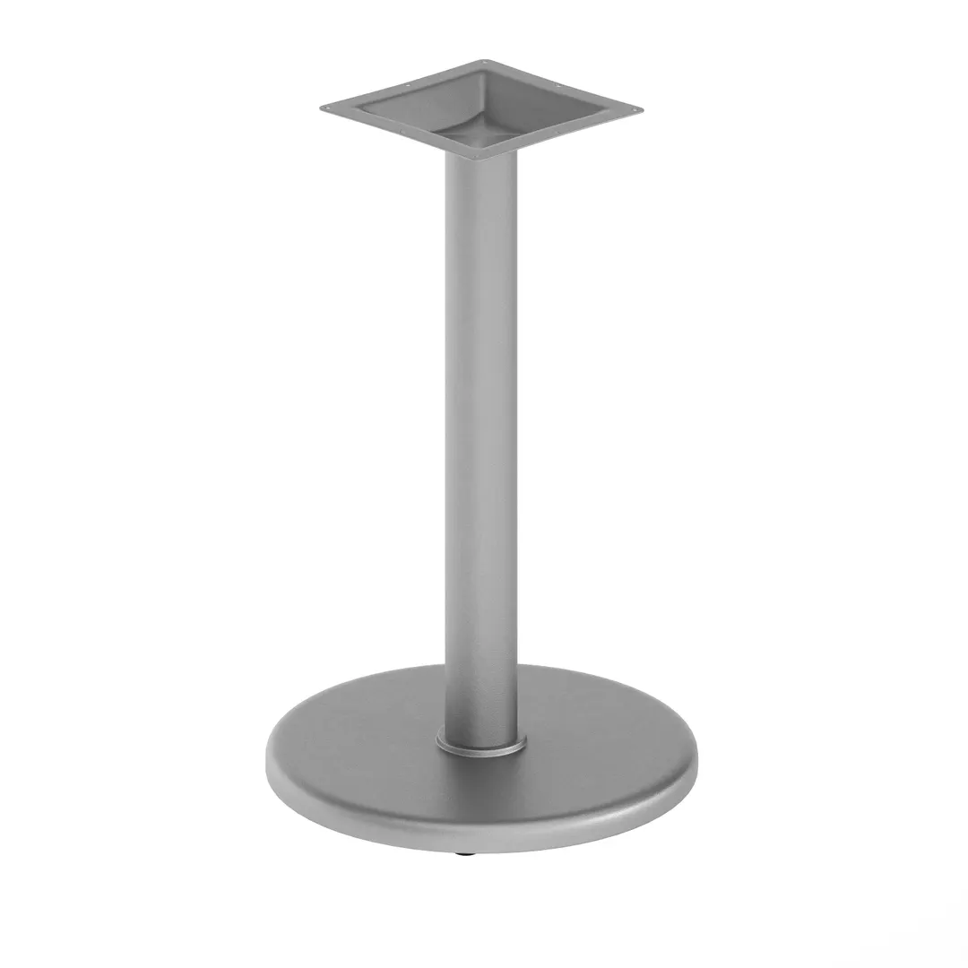 Flash Furniture XU-TR18-SLV-GG Beverly Table Base, 18" dia., round