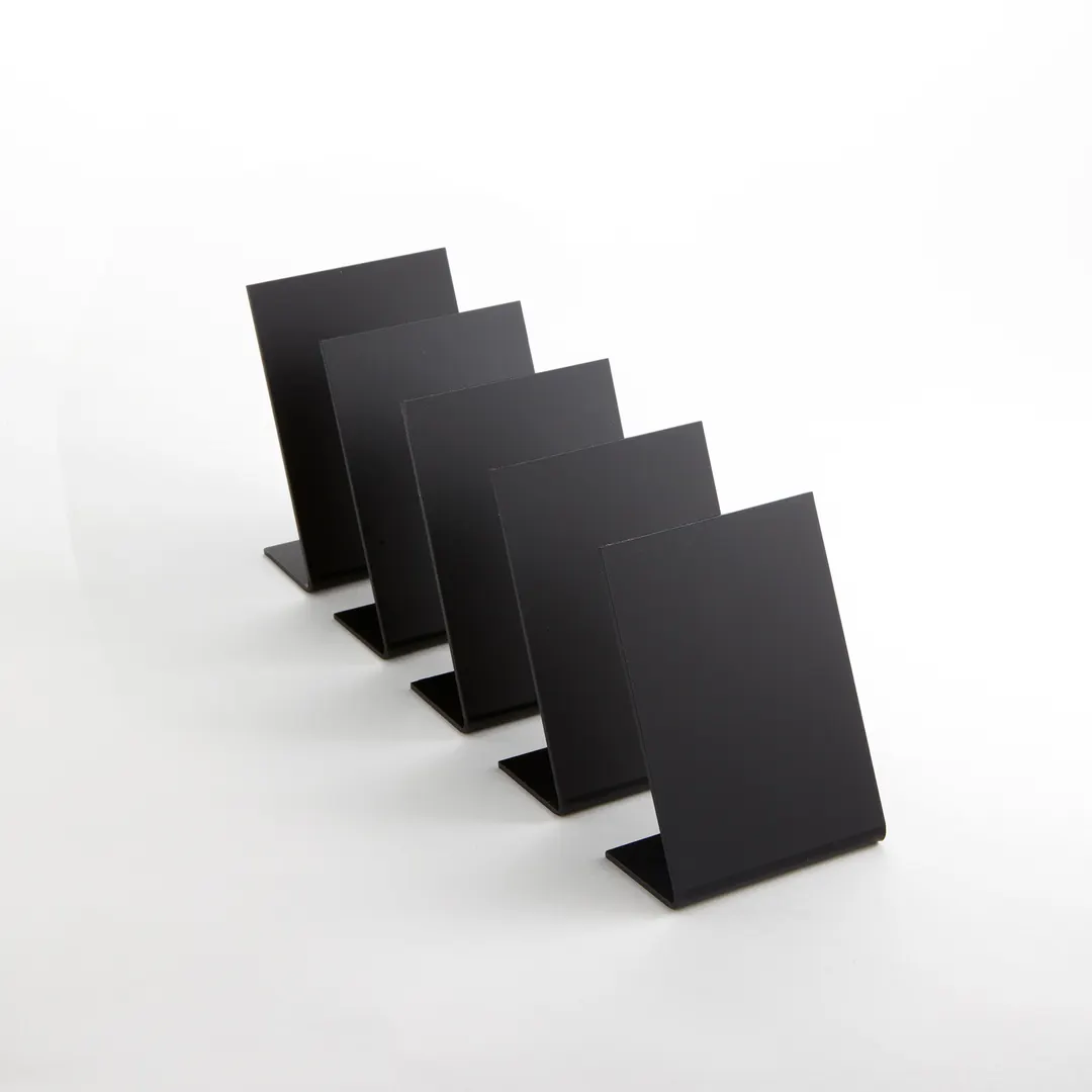 American Metalcraft TBABLA7 Chalkboard Tabletop Sign, 2-7/8" L x 1-3/8" W x 4-1/8" H Black, 1/Pack