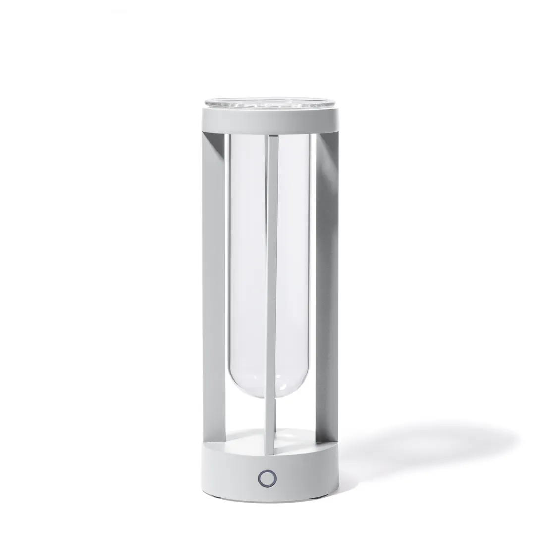 Original Wood Seating VASE-WHITE Table Lamp – Glass Shade, IP65, 280 Lumens, LED, White Finish