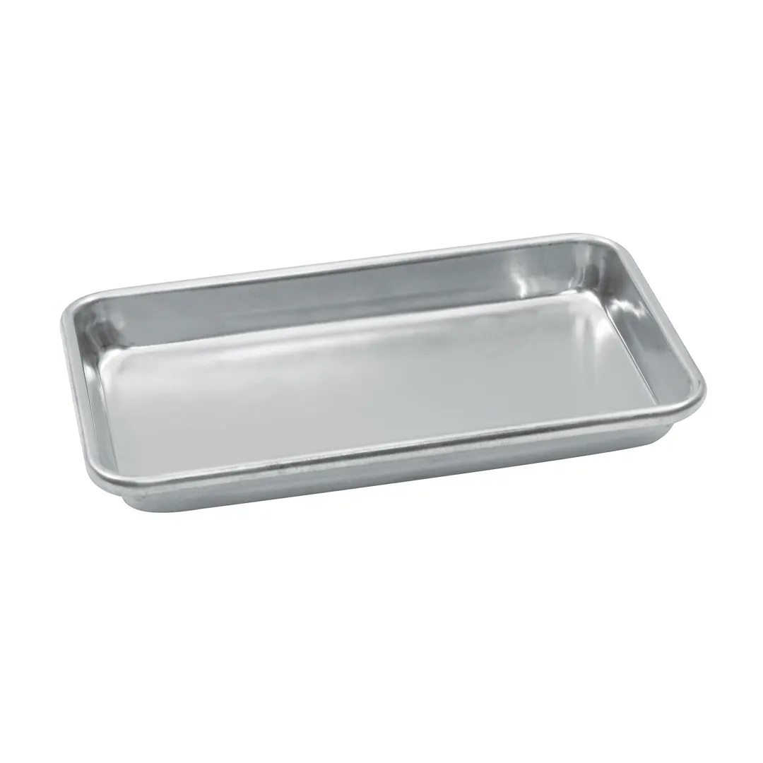 TableCraft Products 1006AS Bun/Sheet Pan, 1/8 Size, 10" x 6", 23 Gauge, Aluminized Steel