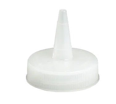 TableCraft Products 100TC - Clear 38mm Cone Tip Squeeze Bottle Top, Tip, Dishwasher Safe, Standard