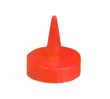 TableCraft Products 100TK - Red 38mm Squeeze Bottle Cap, Dishwasher Safe, Fits All 38mm Bottles