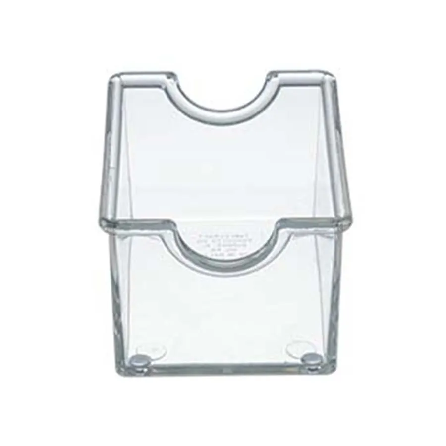 TableCraft Products 10308 Sugar Packet Holder, 3-1/4" x 2-1/2" x 2", Polystyrene, Dishwasher Safe