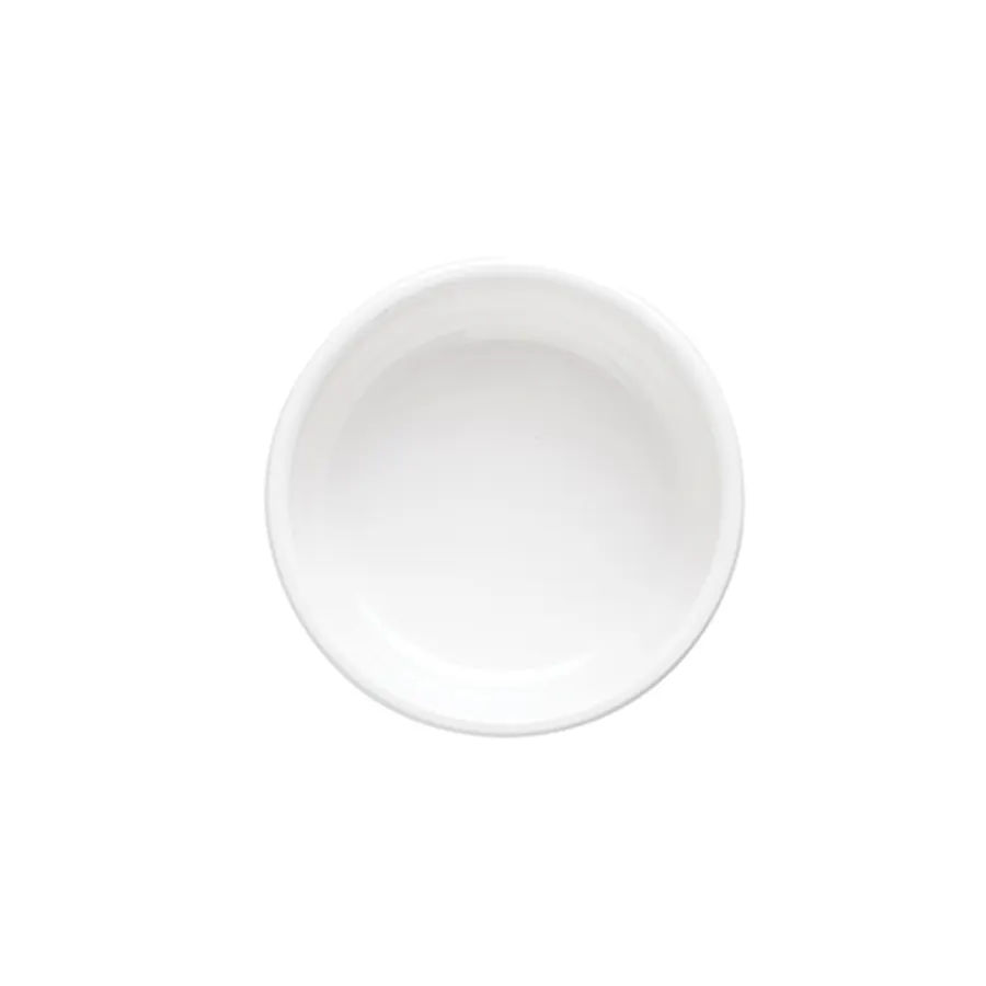 TableCraft 10312W - 3oz Square Melamine Bowl, 3" x 3" x 1-1/4", White, Dishwasher Safe, Stacking