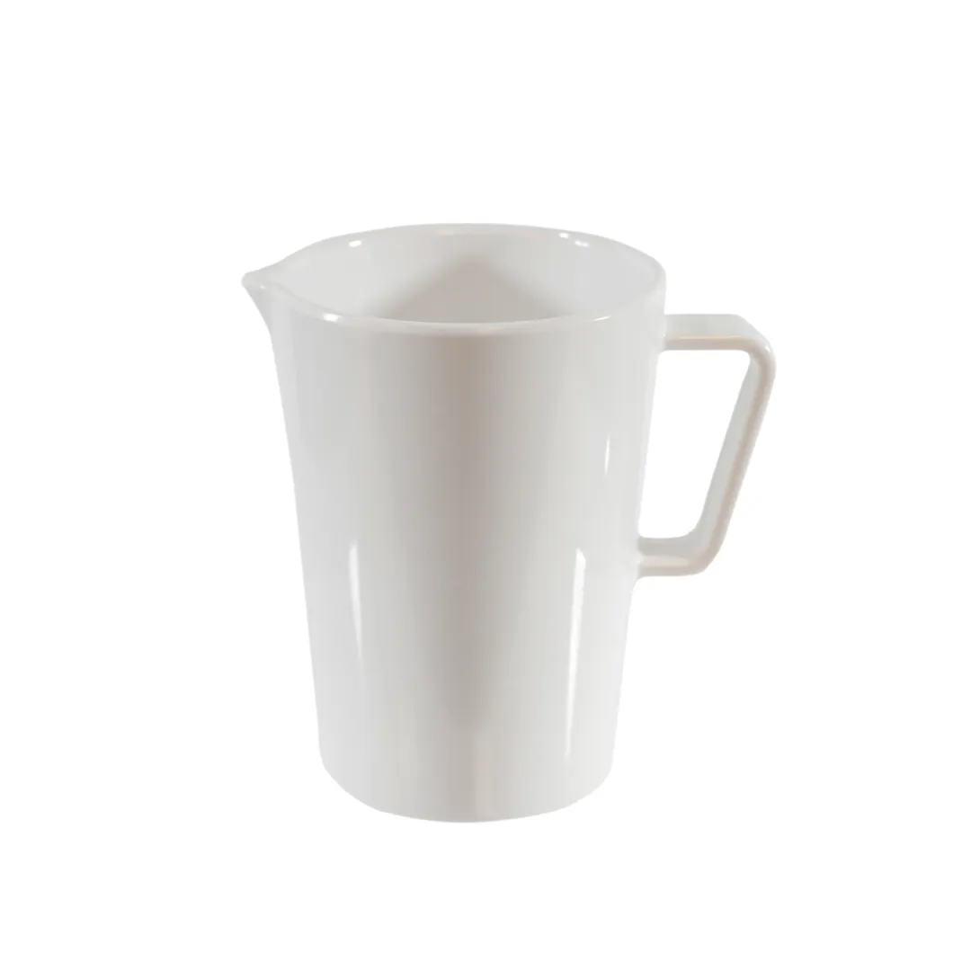 TableCraft Products 10419 - Sierra Collection White Melamine Creamer Pitcher, Tabletop Beverage Service