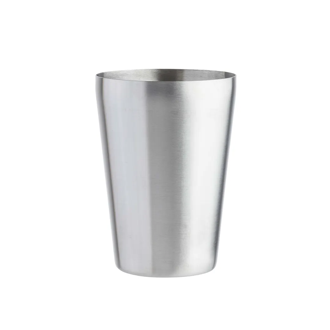 TableCraft Products 10470 - 18oz Brushed Stainless Steel Cocktail Shaker, 3-1/4" Dia. x 5" H