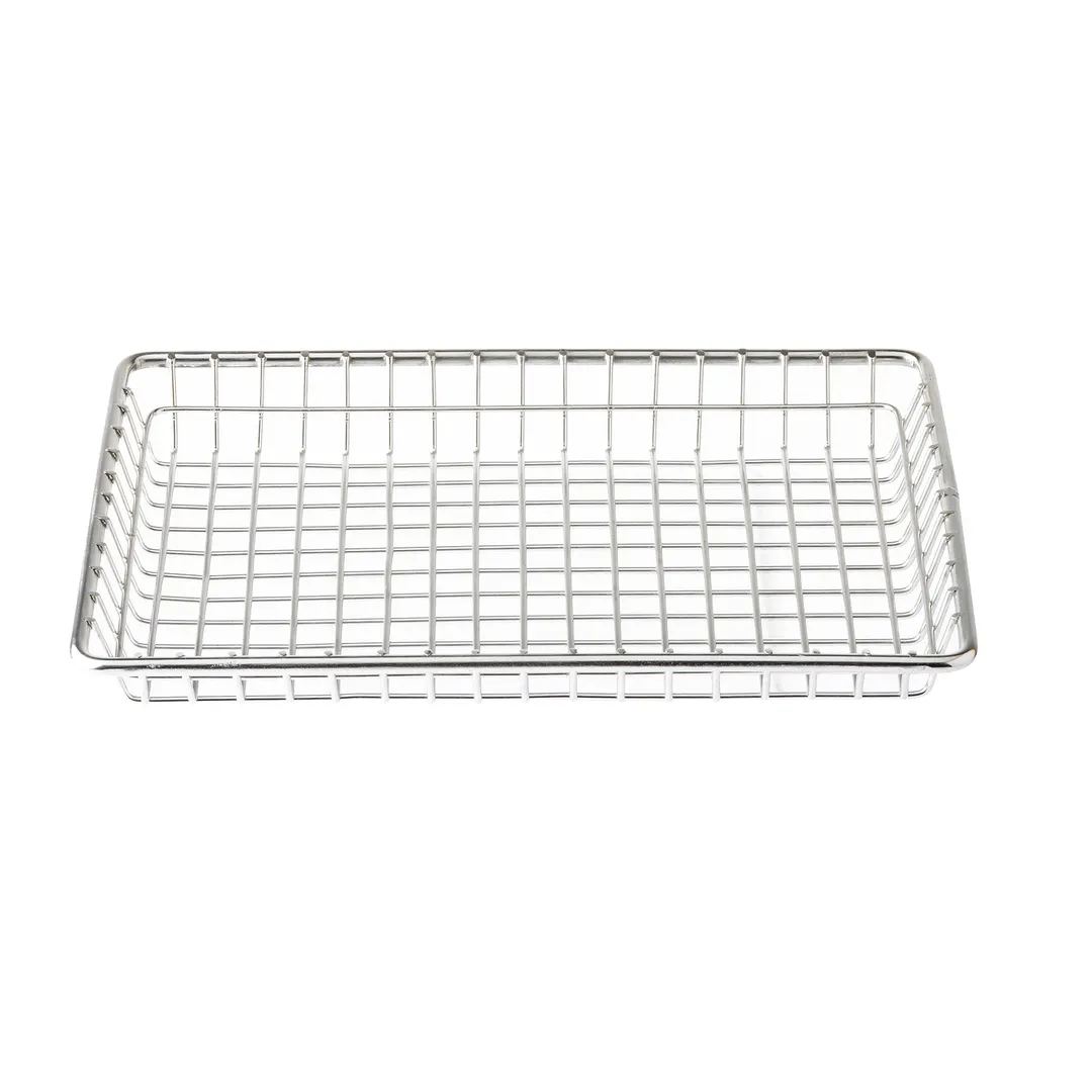 TableCraft Products 10521 - Stainless Steel Wire Display Basket 9" x 7" x 1-1/8" Rectangular Basket
