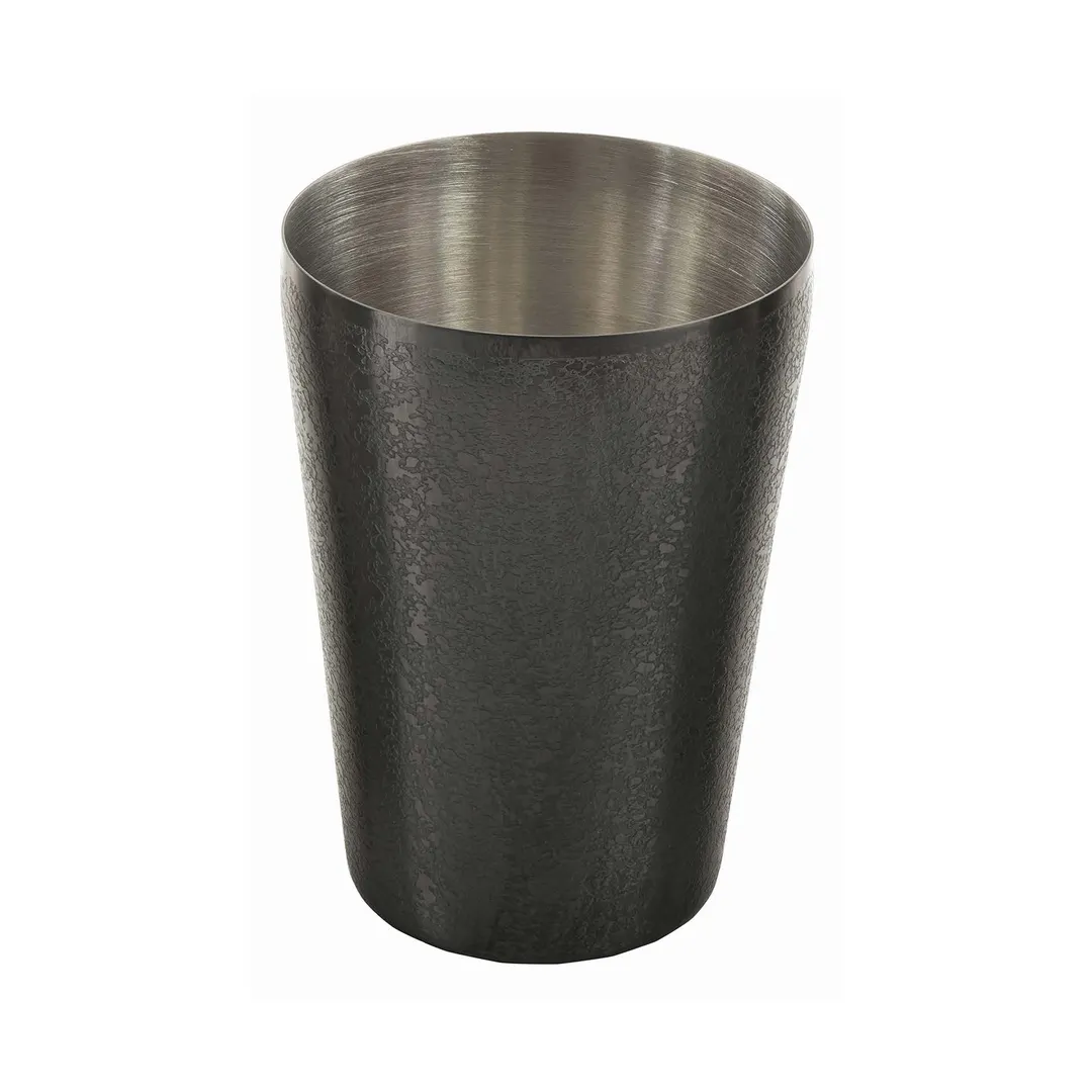 TableCraft Products 10555 - Cocktail Shaker, 28 oz, 3-13/20" Dia x 7" H, Black, 18/8 Steel