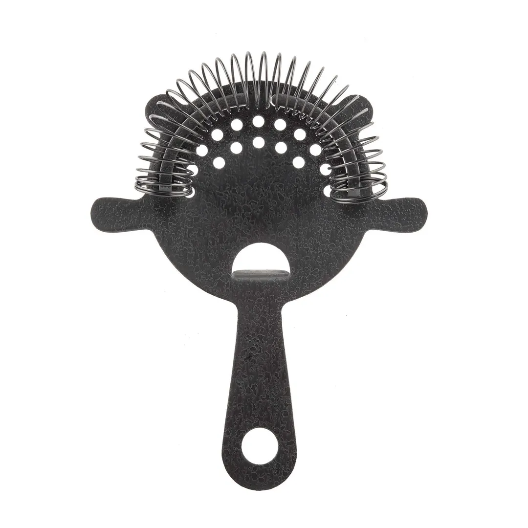 TableCraft Products 10556 Strainer, 4‑1/2" x 6" x 3/4", 4‑Prong, Black, 18/8 Stainless Steel