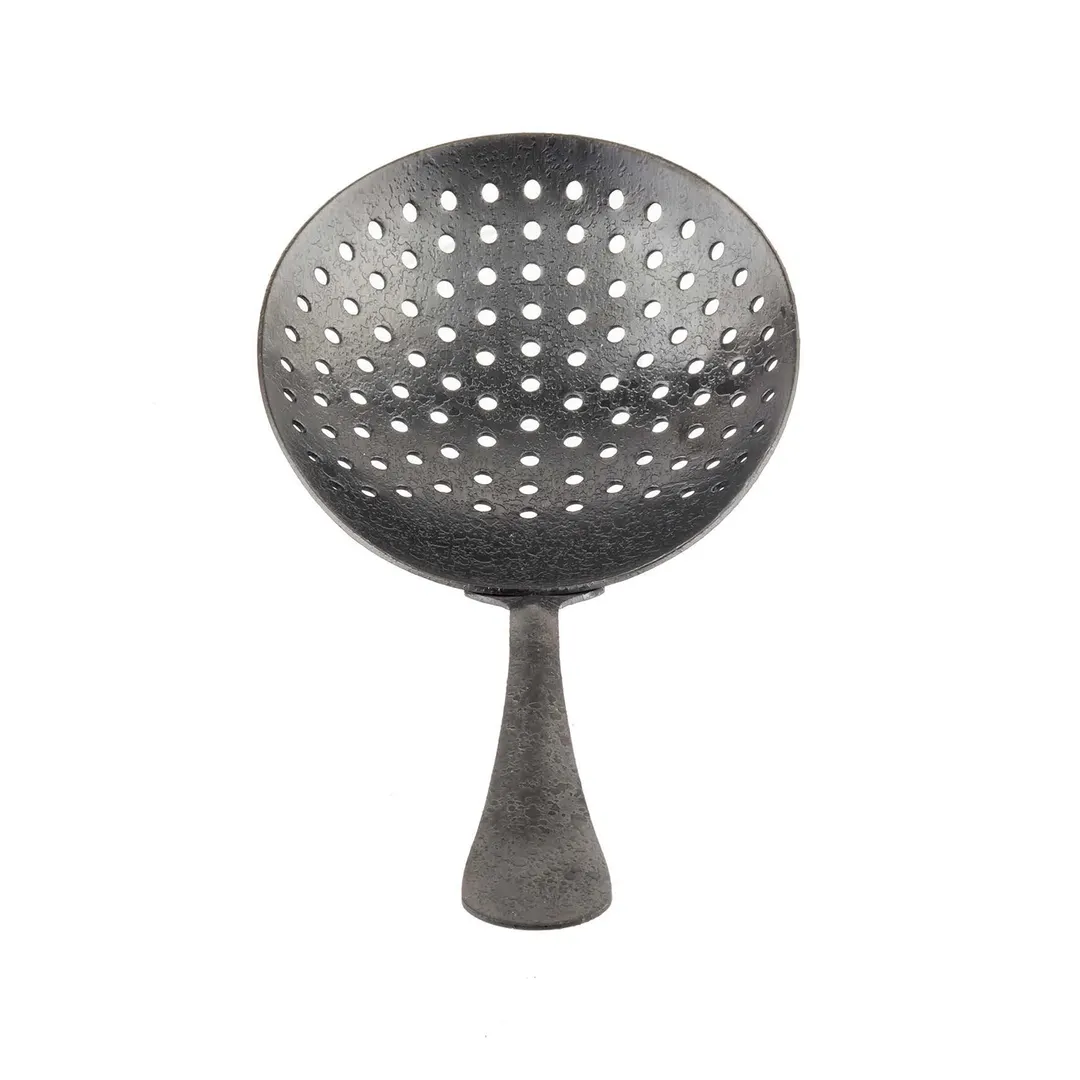 TableCraft Products 10557 Julep Strainer, 3-3/16" x 1-1/8" x 6-1/4", Stainless Steel, Black Finish