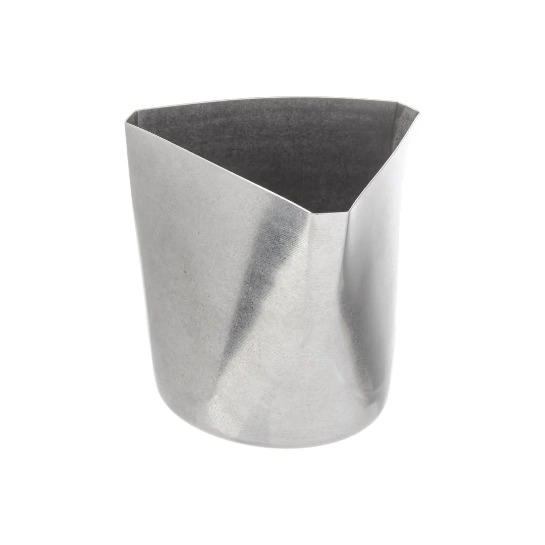 TableCraft Products 10680 - 13-14 oz Stonewashed Stainless Steel Fry Cup, 3-1/8" x 3-1/8" x 3-3/8"