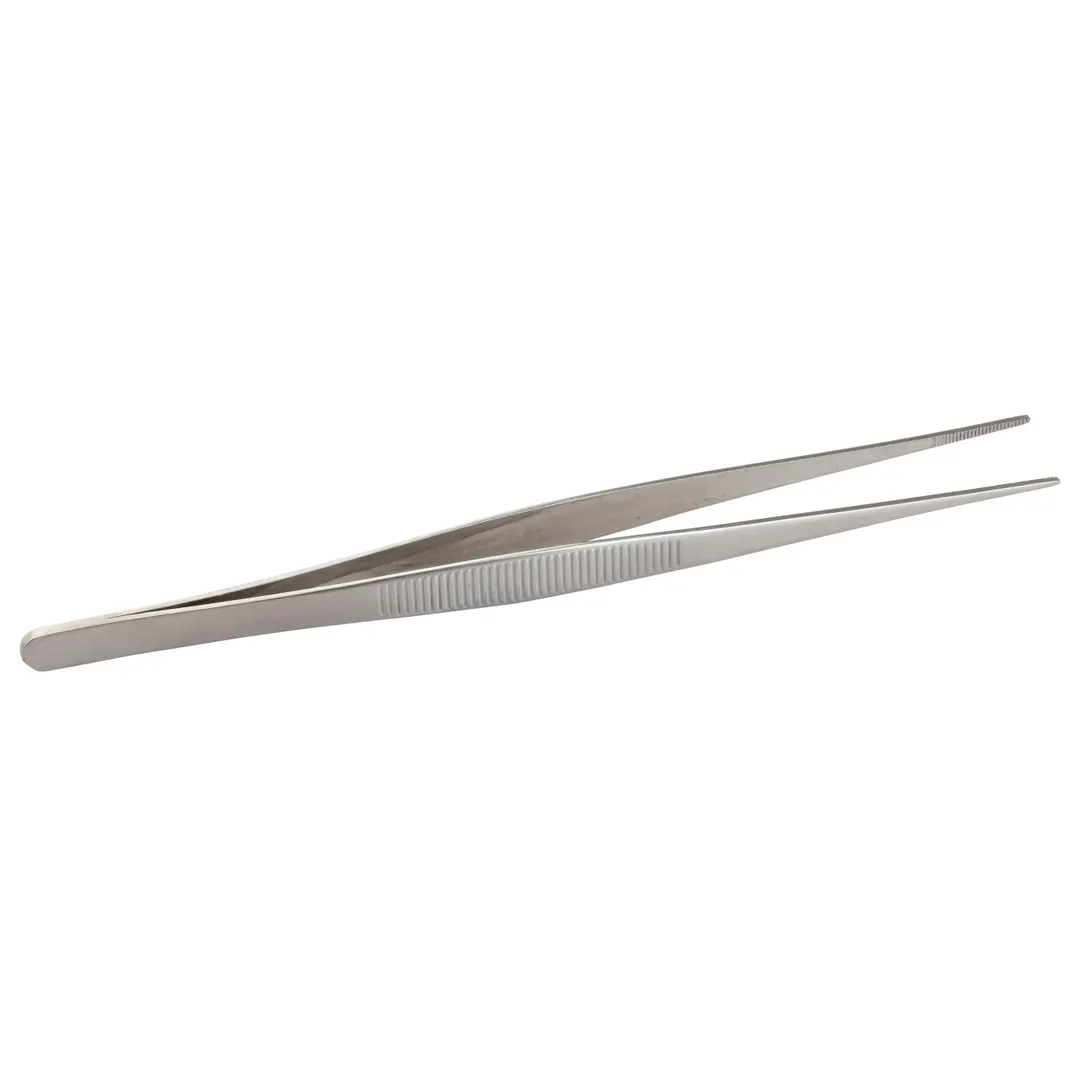 TableCraft Products 10754 Bar Tweezers, 6-1/4" Length, 3-9" Size, 18-8 Stainless Steel