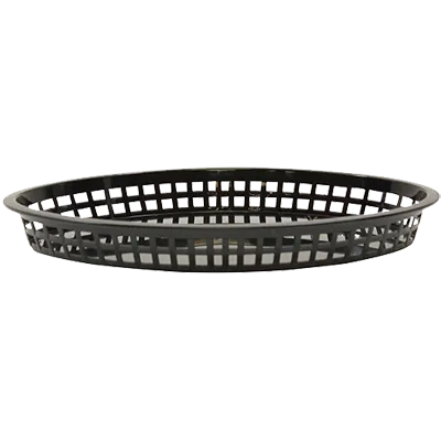 TableCraft 1086BK Texas Platter Basket – 12-3/4" x 9-1/2" x 1-1/2", Polypropylene, Heat‑Resistant