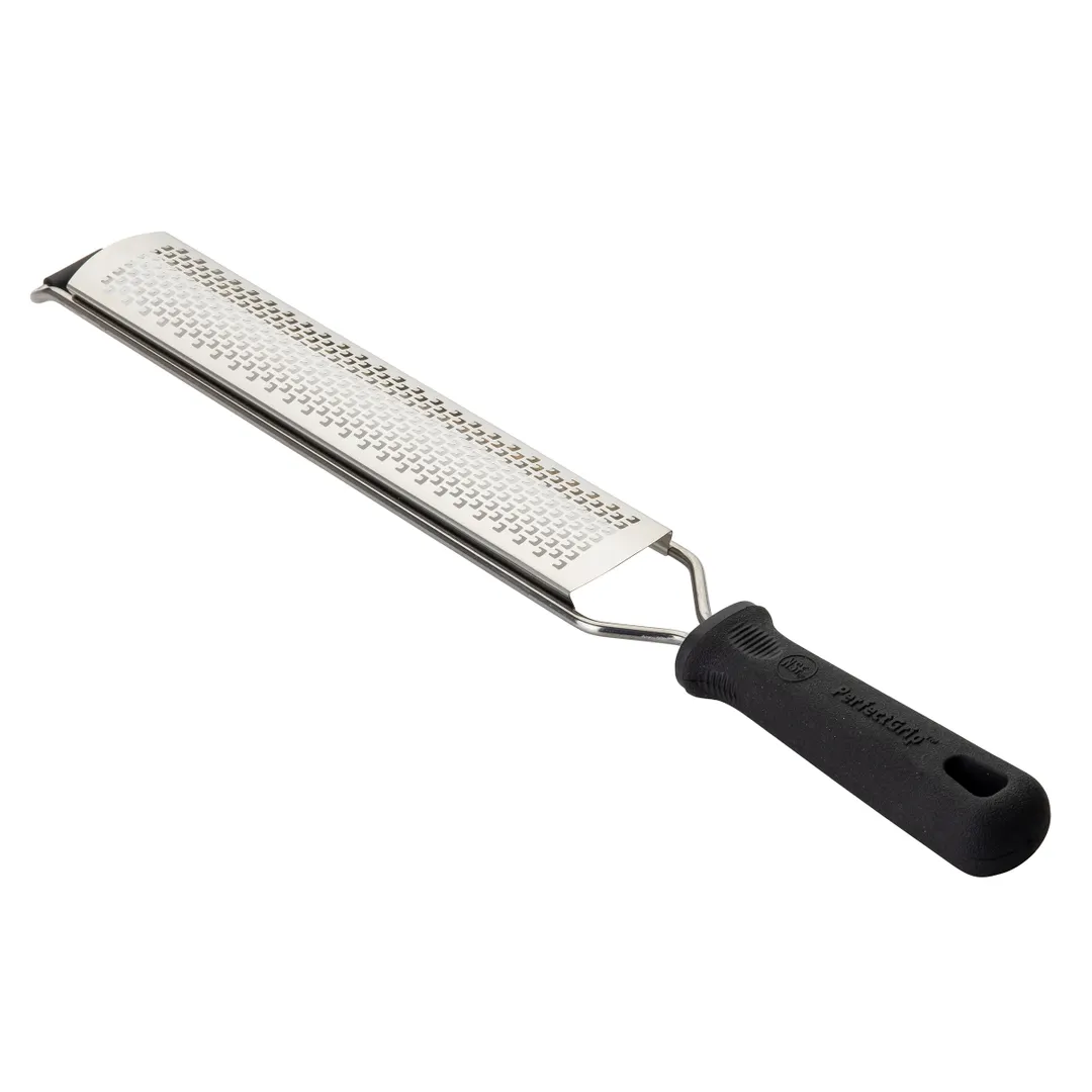 TableCraft 10979 Grater/Zester, 1.5" x 1" x 13.75", Stainless Steel Blade, PerfectGrip