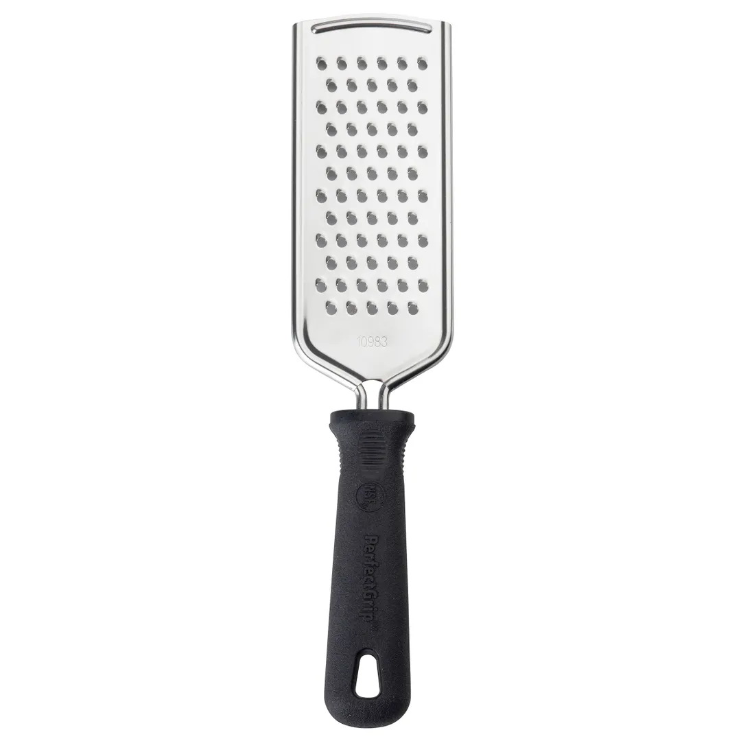 TableCraft Products 10983 - PerfectGrip Grater, 2.25" x 1" x 9.5", Medium Holes, Plastic Handle