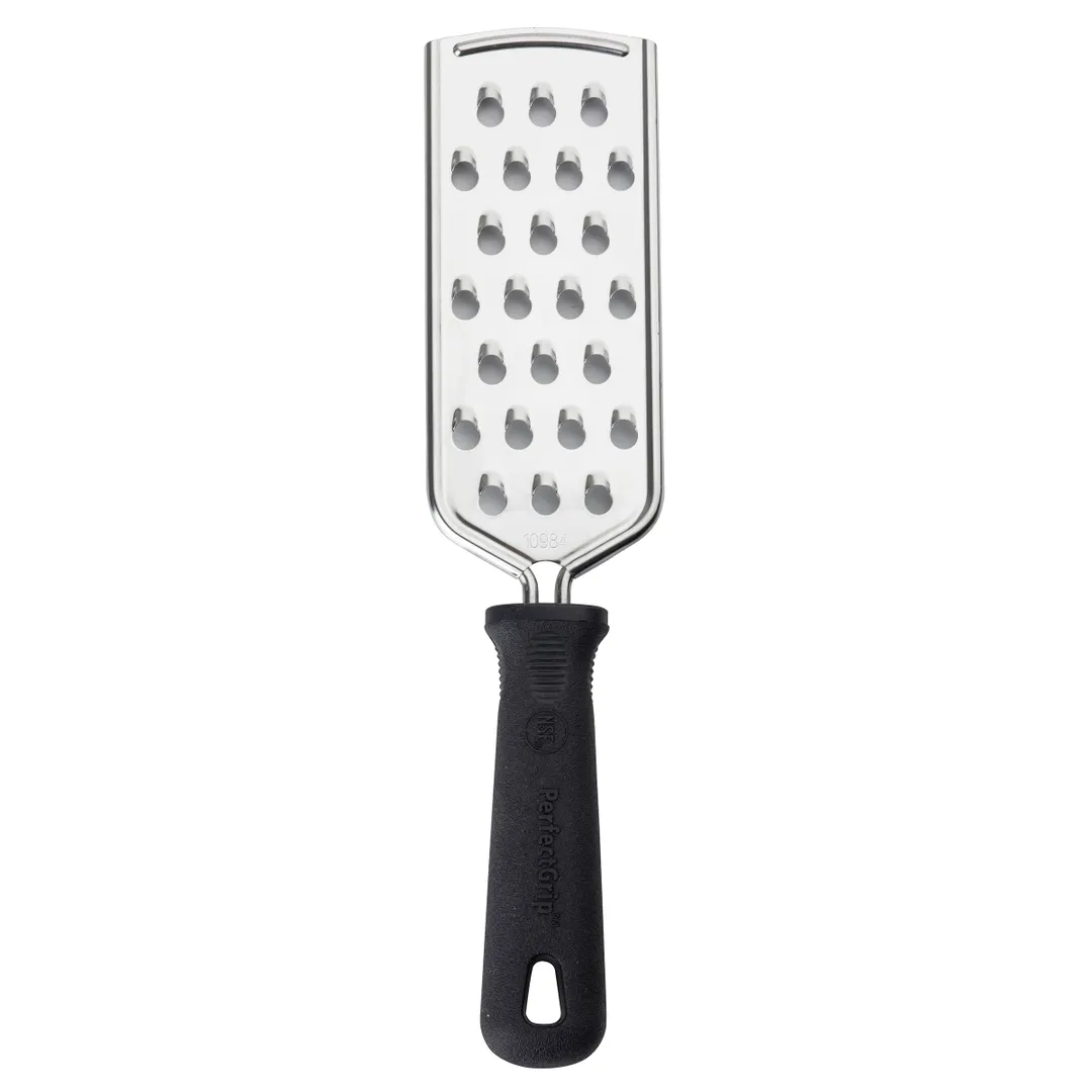 TableCraft Products 10984 PerfectGrip Grater, 2.25" x 1" x 9.5", Stainless Steel, Plastic Handle