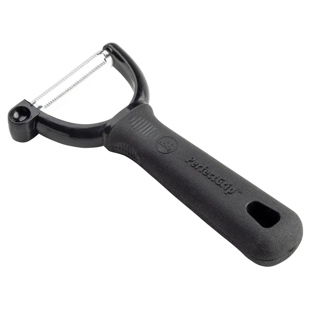 TableCraft Products 10987 Manual Vegetable Peeler, 5" Serrated Edge, Stainless Steel, 5" Length