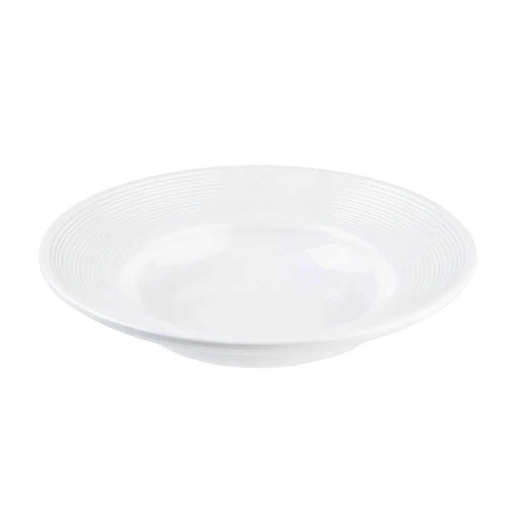 TableCraft Products 11147 - Pulito Collection 28 oz. White Round Melamine Pasta Bowl, 12" Diameter